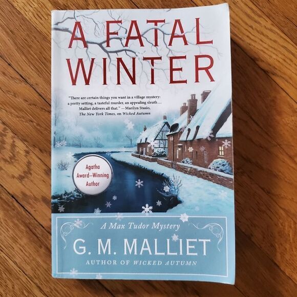 G.M. Malliet A Fatal Winter Mystery Noval - Picture 1 of 9